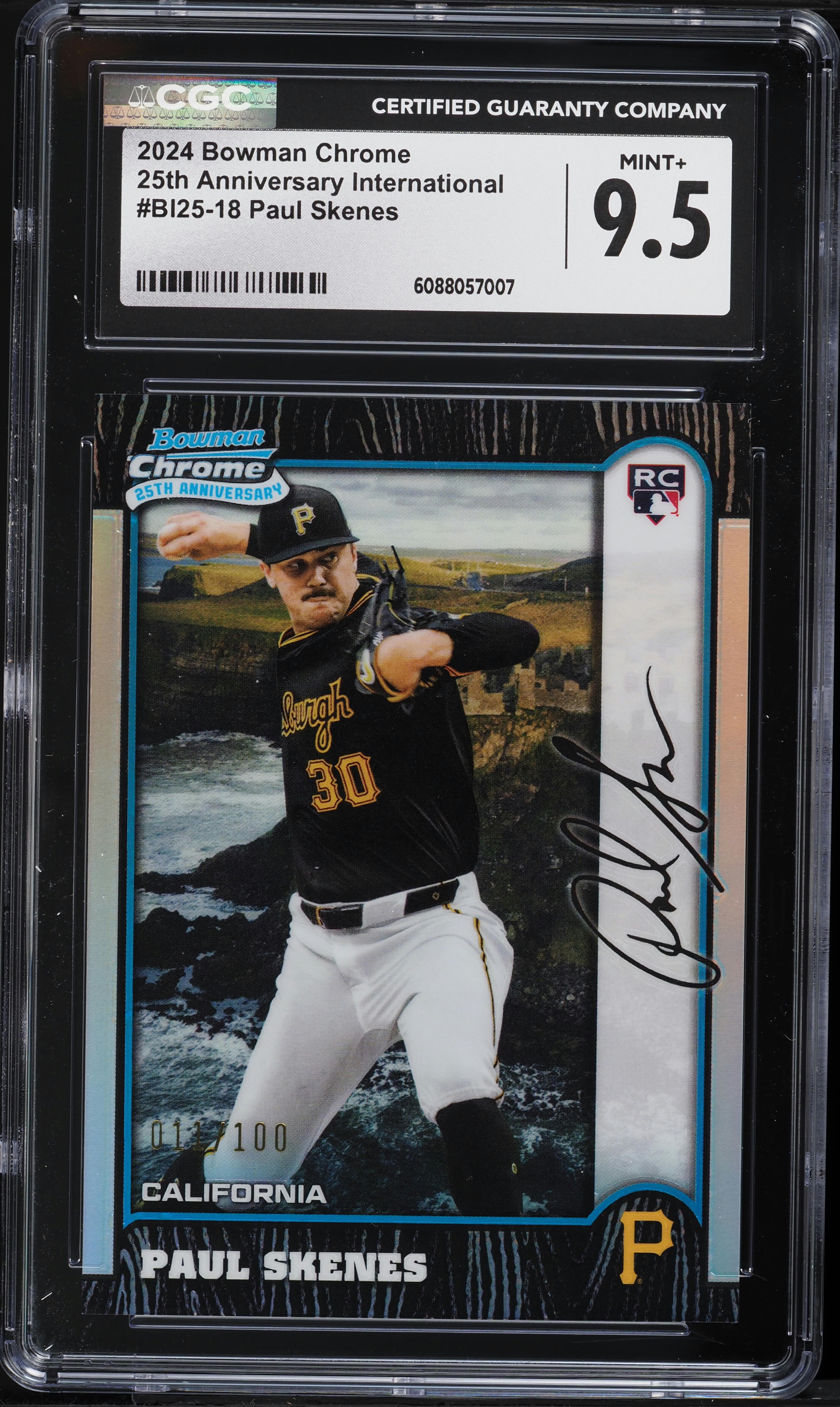 2024 Bowman Chrome 25th Anniversary International Paul Skenes 