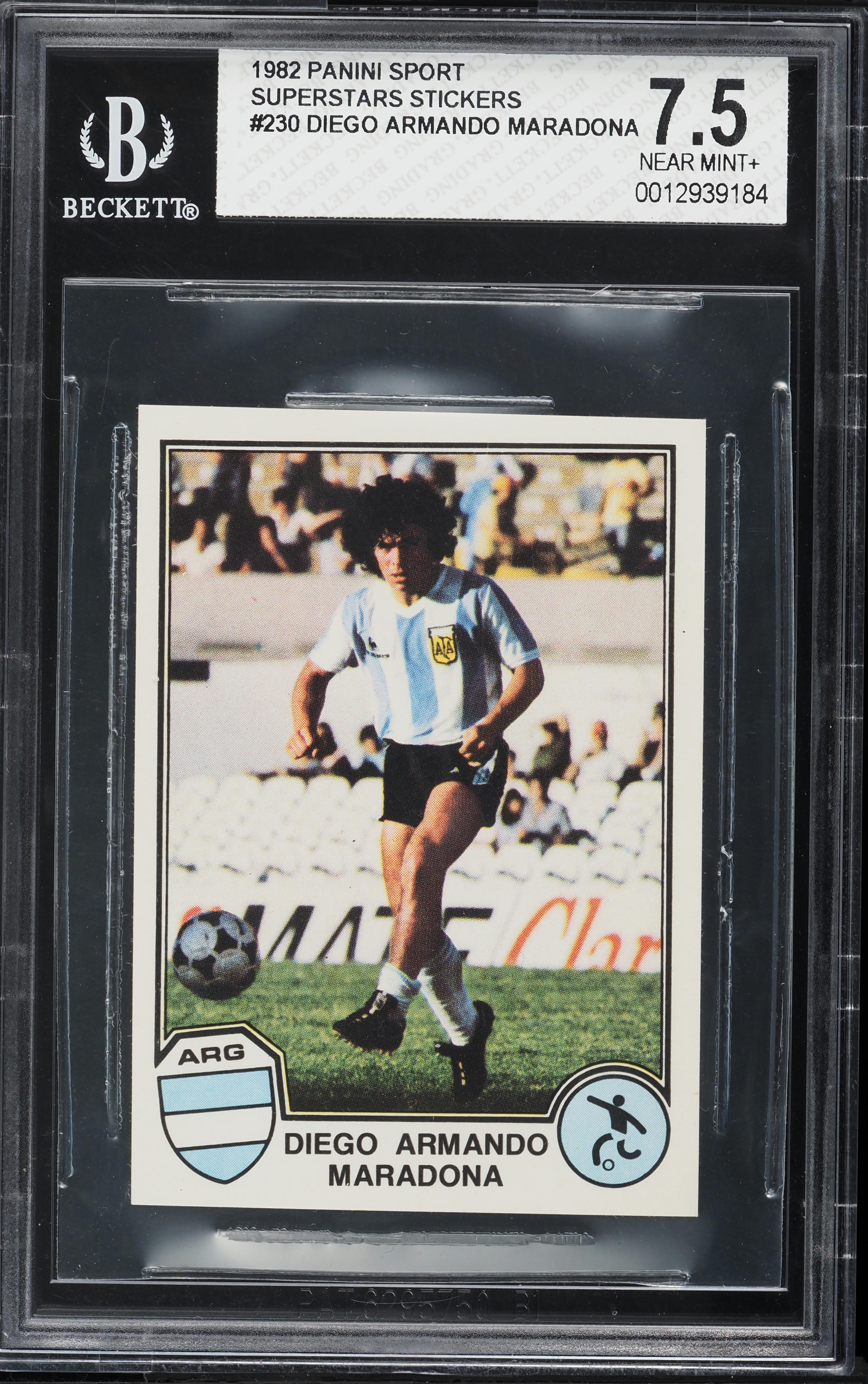 maradona Diego Maradona 2023 Obsidian #2 White Night /(SSP) Price Guide