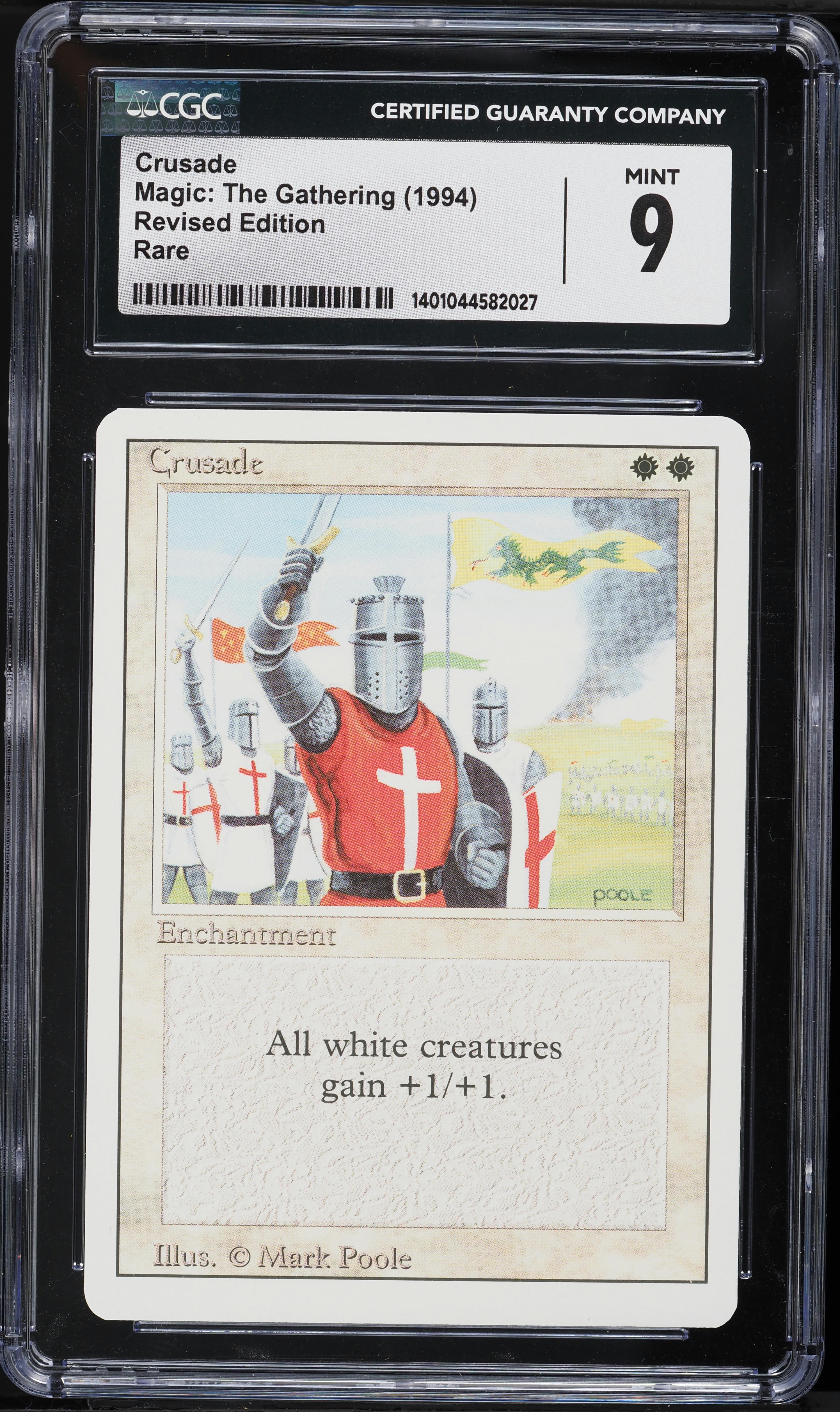 1994 Magic The Gathering MTG Revised Edition Crusade CGC 9 MINT on Fanatics Collect 1994 Magic The Gathering MTG Revised Edition Crusade CGC 9 MINT on Fanatics Collect