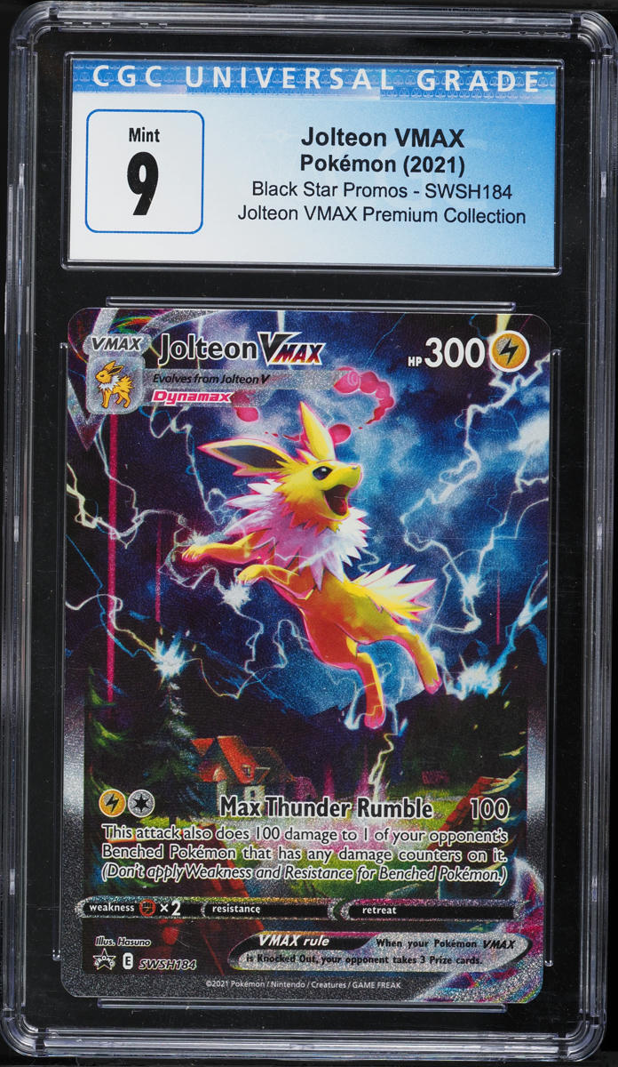 jolteon vmax pokemon card Jolteon VMAX - SWSH184 - SWSH: Sword & Shield Promo Cards [PROMO]