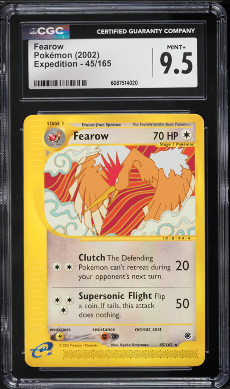1999 Pokemon Jungle Fearow #36 CGC 9.5 MINT+ on Fanatics Collect