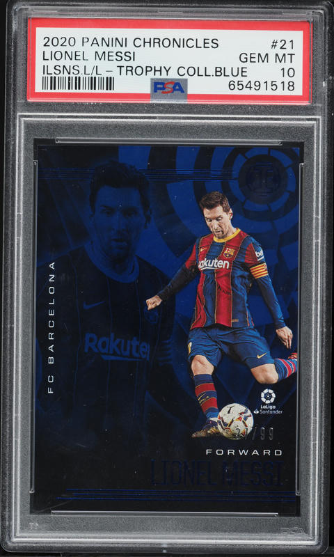 メッシPanini 2020 Preimpreso Auto serie 10 🔥LIONEL MESSI 2020-21