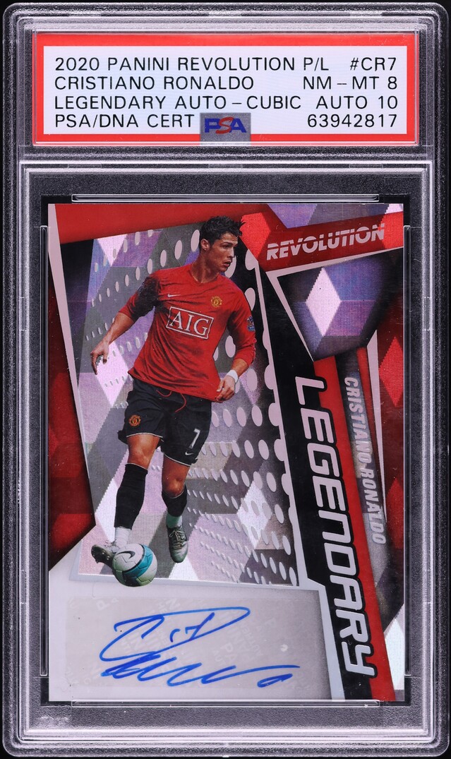 2020 Panini Revolution Premier League Legendary Cubic Cristiano 