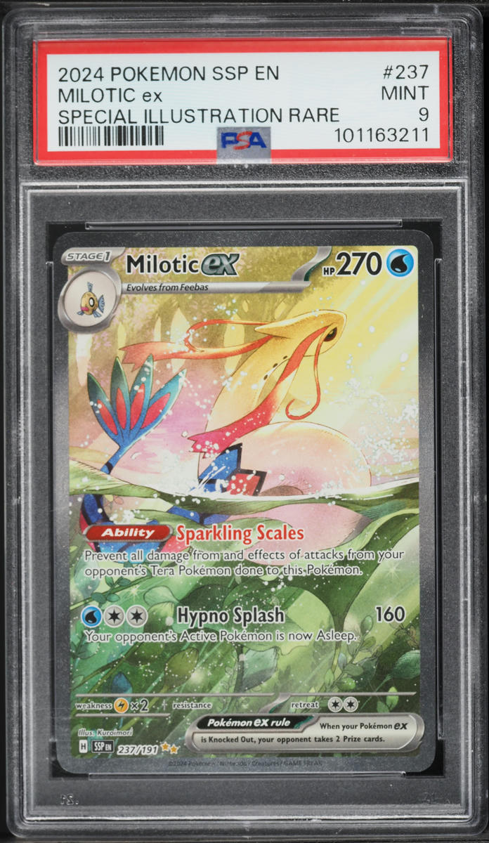 2024 Pokemon Scarlet & Violet Surging Sparks SIR Milotic Ex #237 PSA 9 MINT