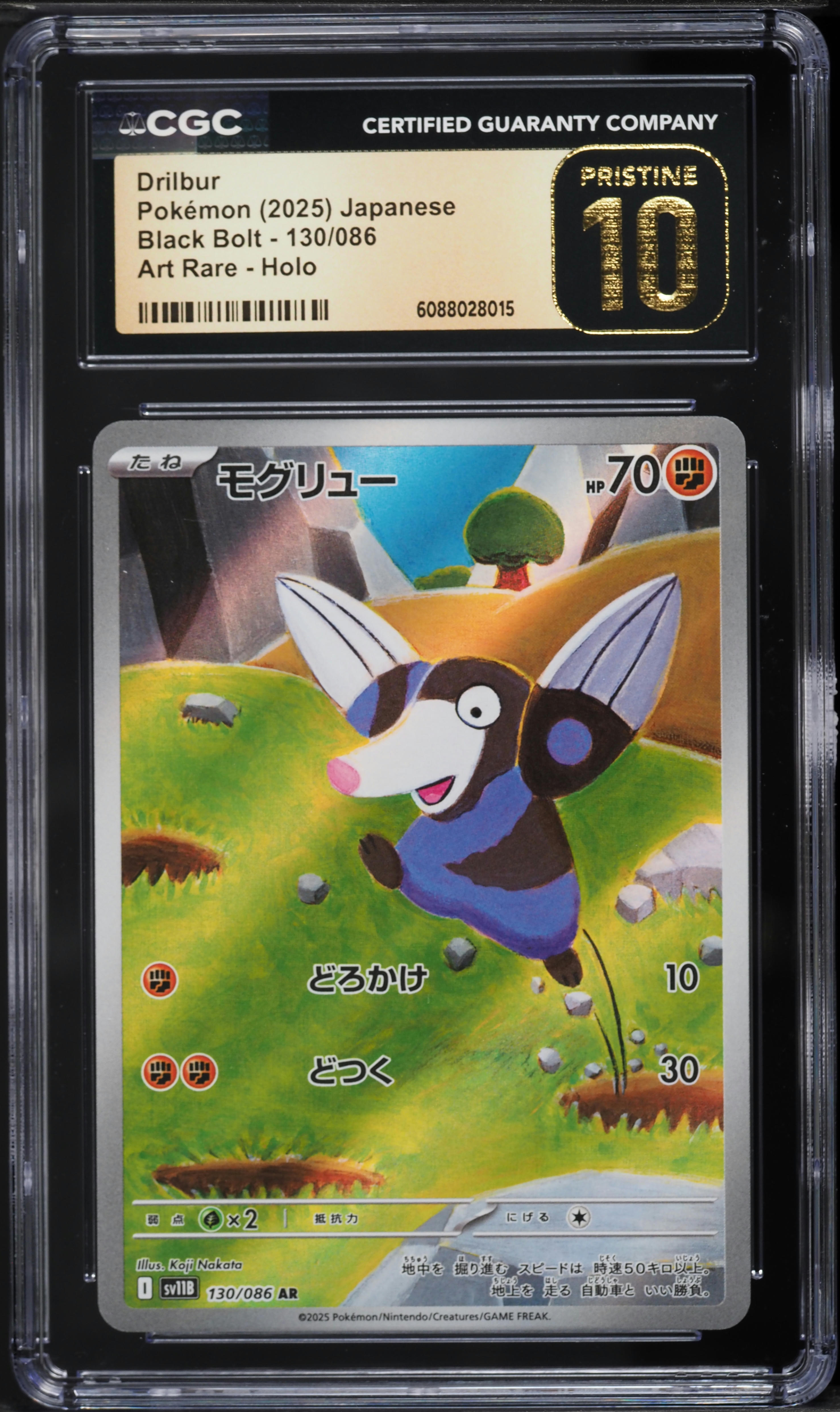 drilbur pokemon card Card Number / Rarity 3d pokmon drilbur card (japanese)
