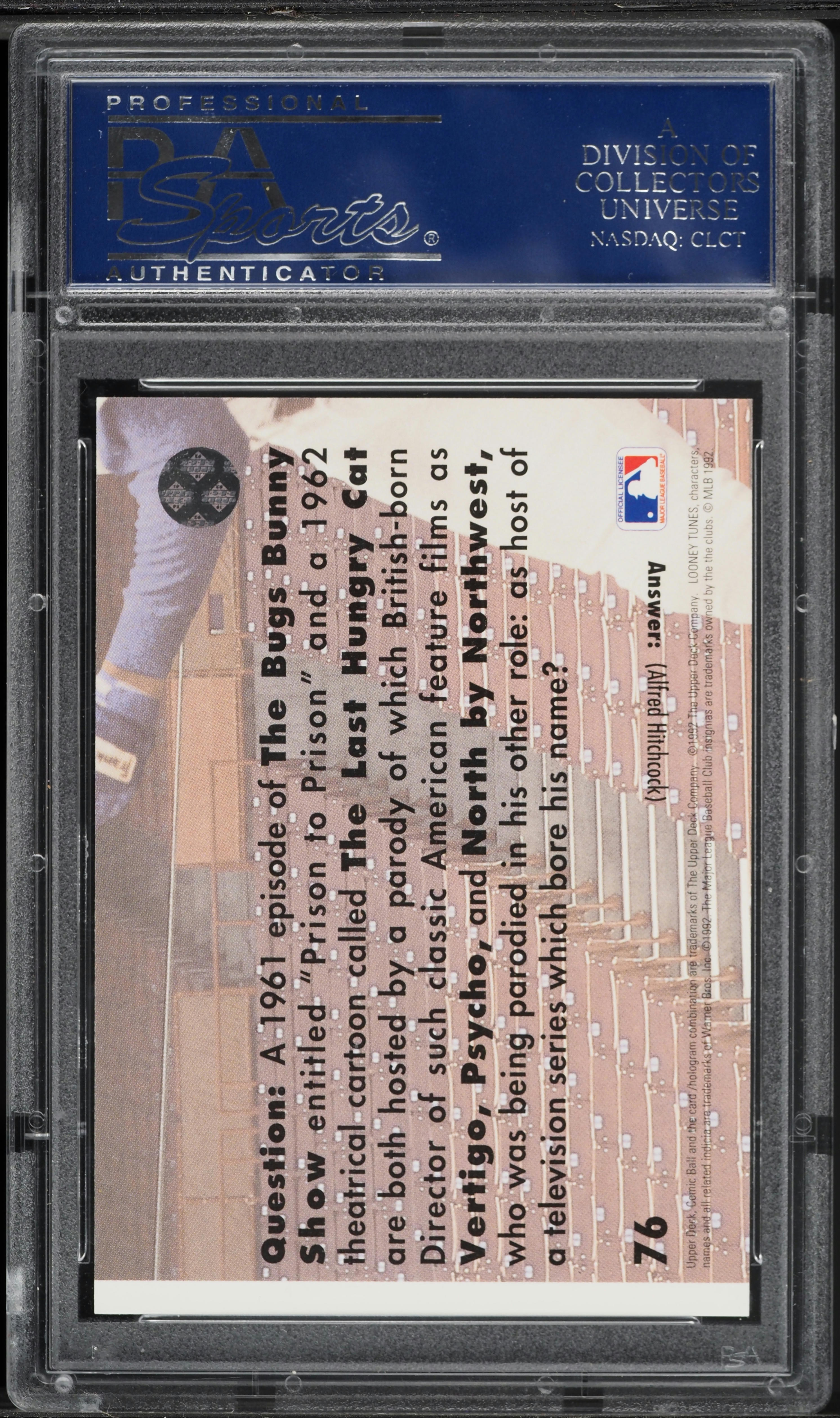 1992 Upper Deck Comic Ball 3 Sam & Bugs Ken Griffey Jr. & Sr. #76