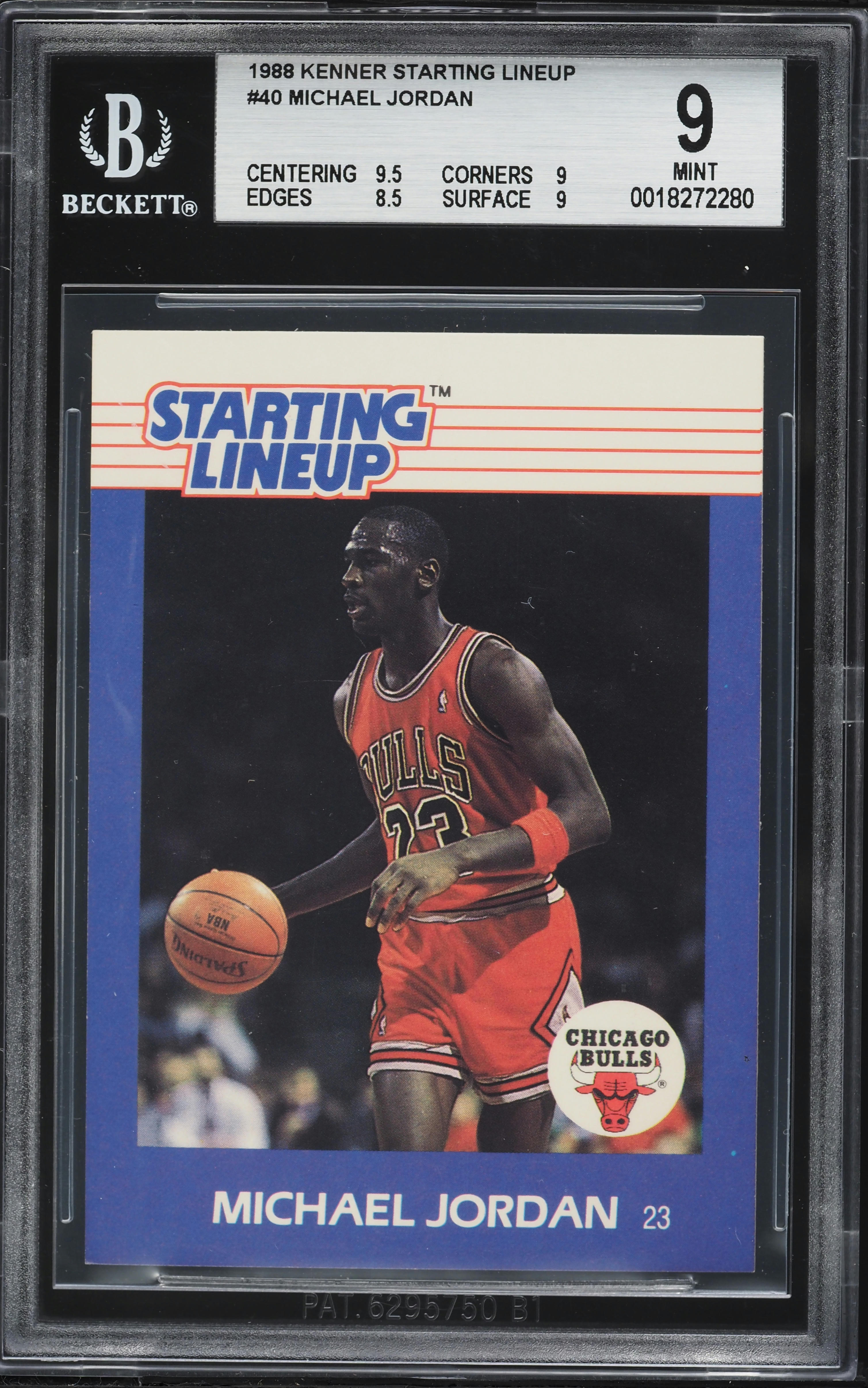 1990 Kenner Starting Line Up Rookie 1984 Michael Jordan Bulls PSA 