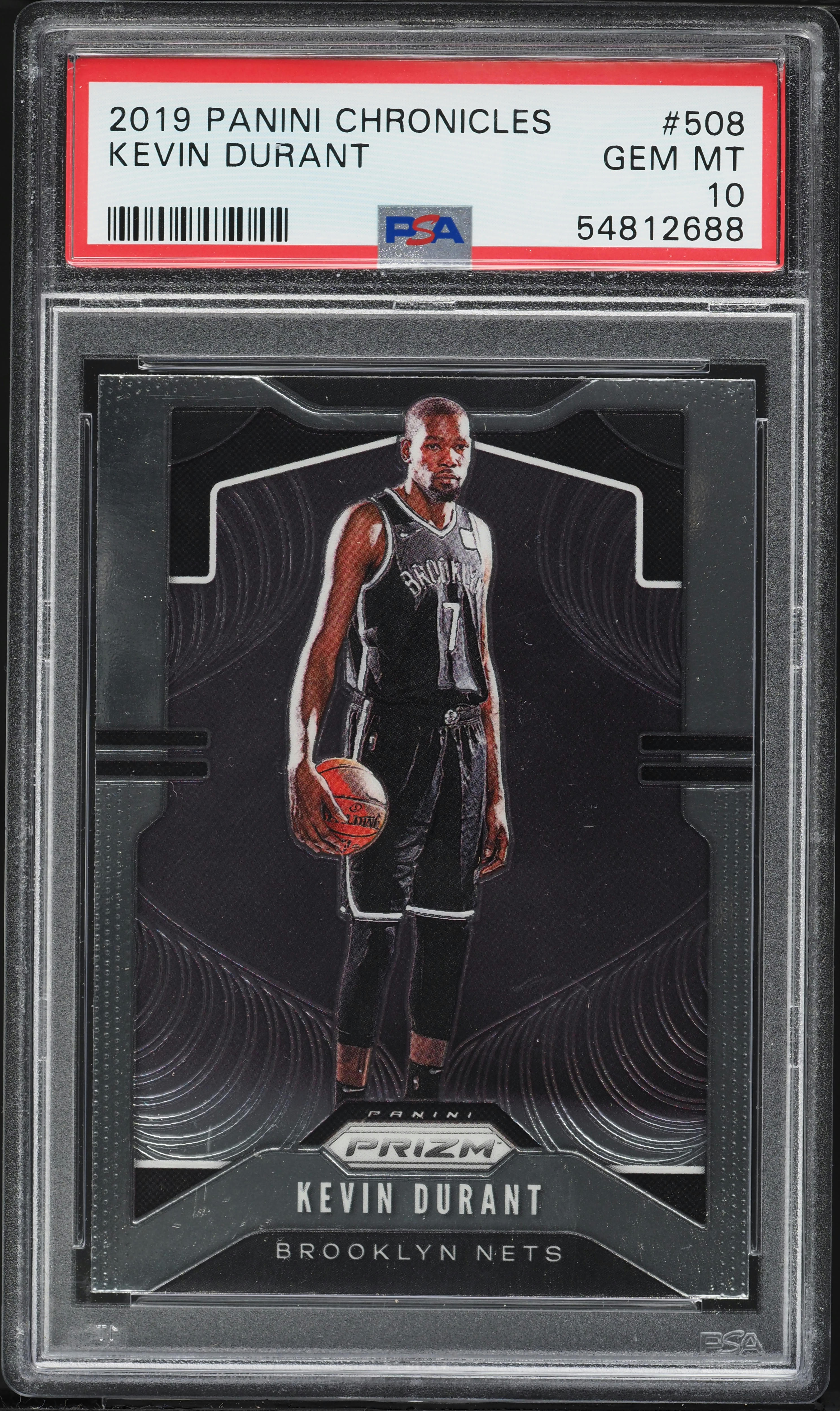 2019 Panini Chronicles Kevin Durant #508 PSA 10 GEM MINT on