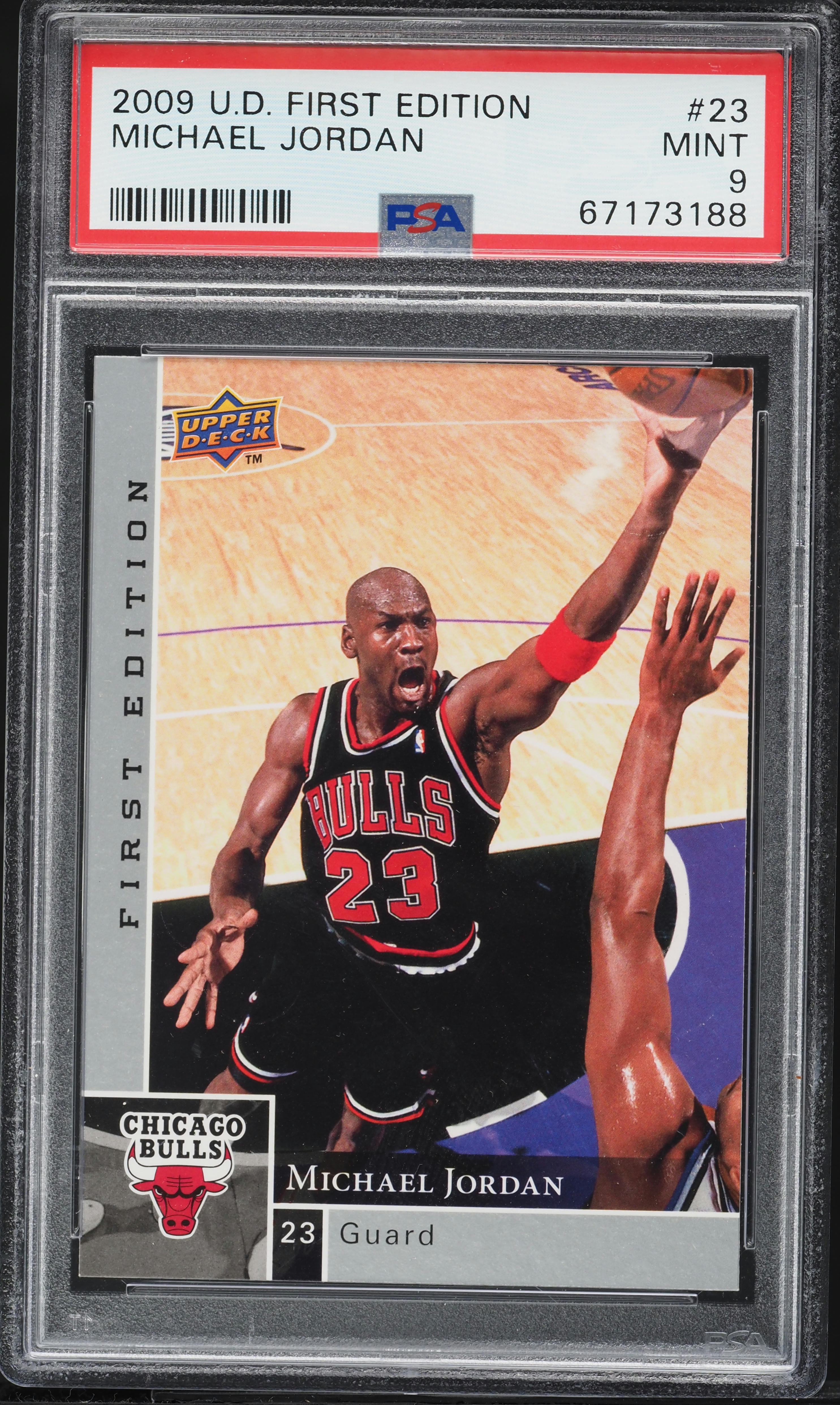 2009 Upper Deck First Edition Michael Jordan #23 PSA 9 MINT on