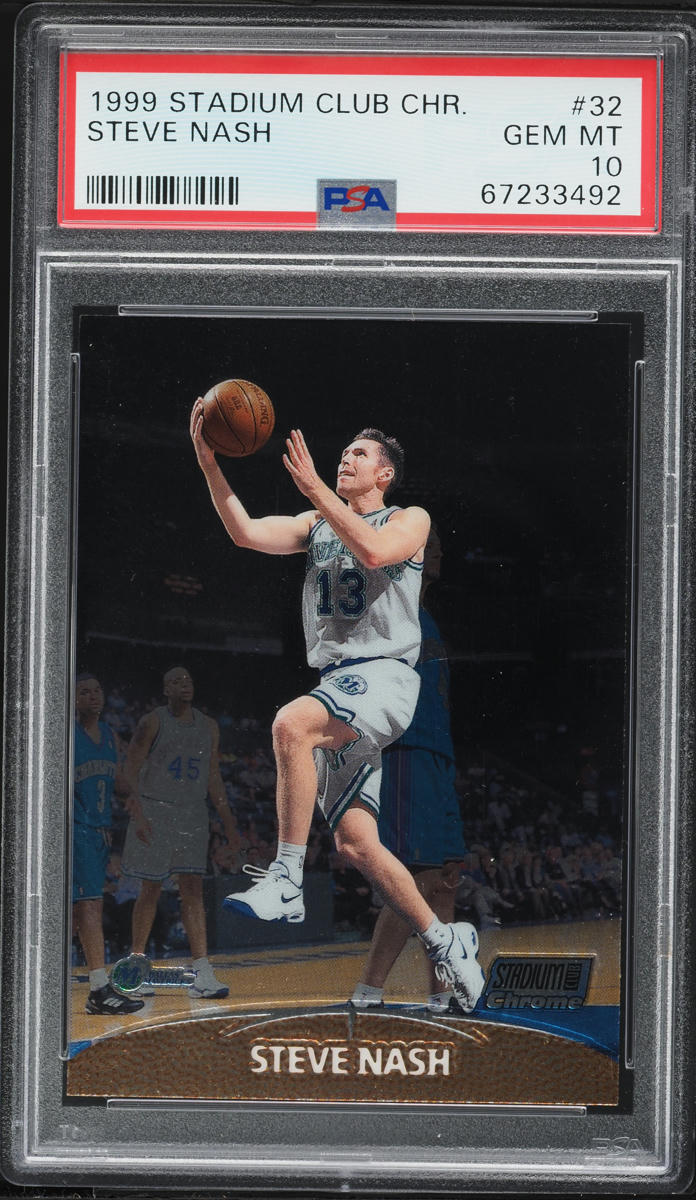 1999 Stadium Club Chrome Steve Nash #32 PSA 10 GEM MINT
