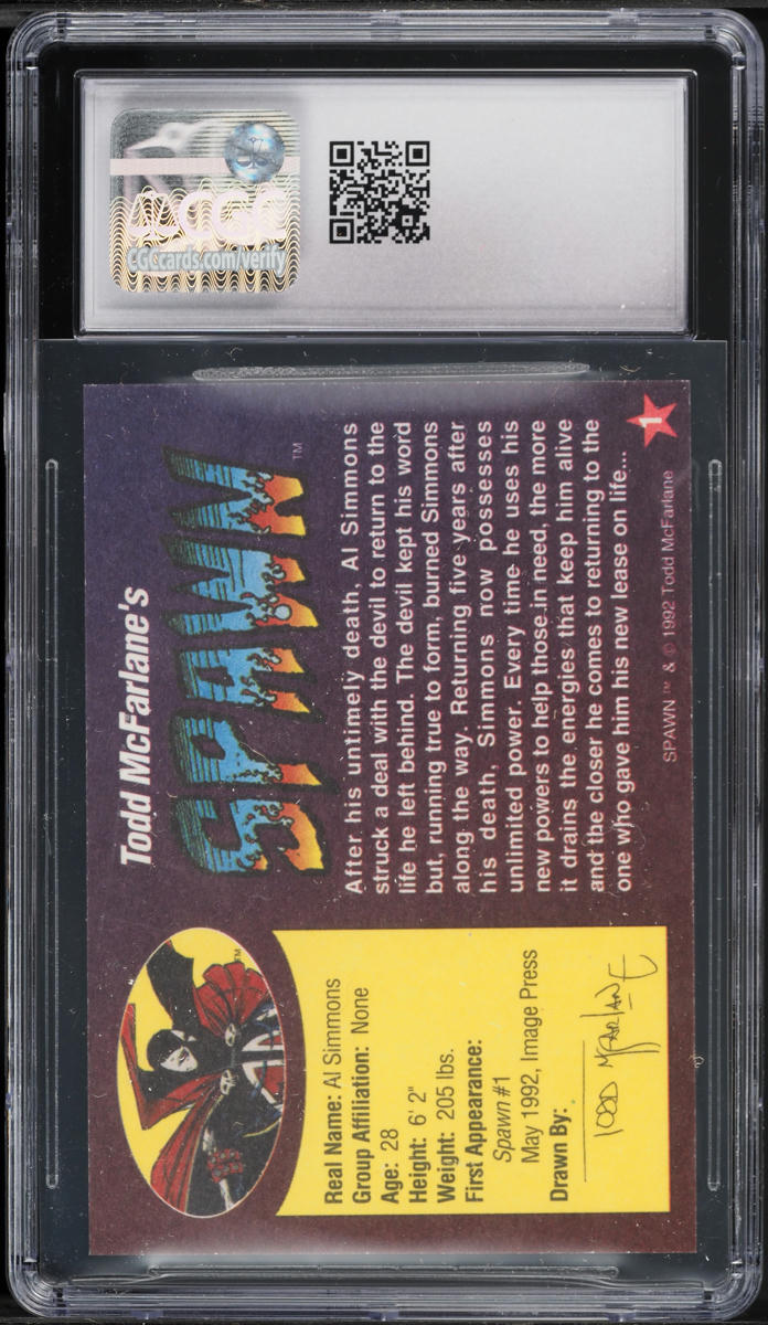 1992 Image Wizard Magazine Series 1 Prismatic Spawn #1 CGC 10 GEM