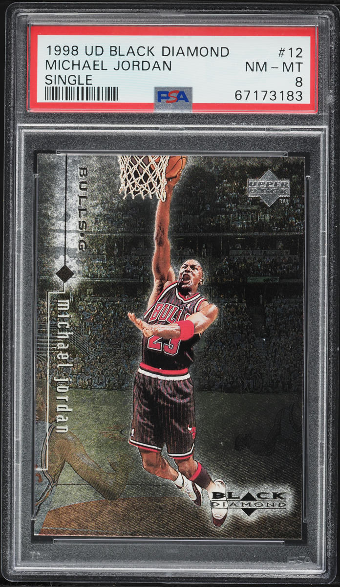 1998 Black Diamond Single Michael Jordan #12 PSA 8 NM-MT