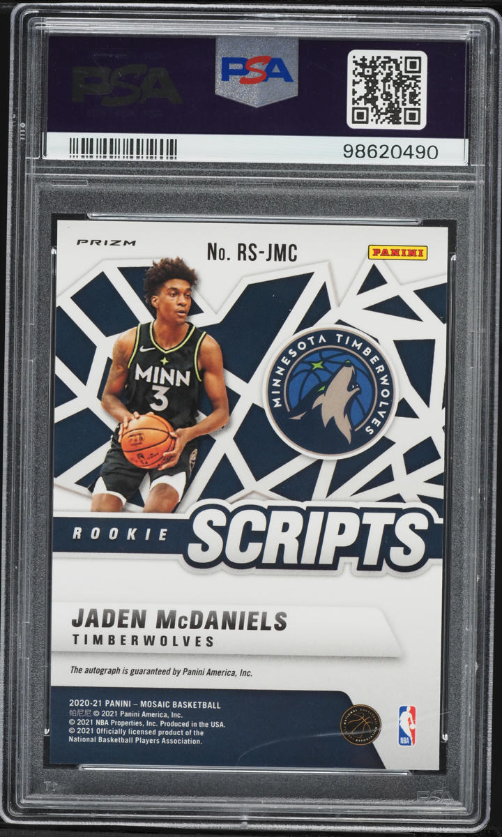 激レア期間限定出品・1/1 RC auto】Jaden Mcdaniels 激レア期間限定