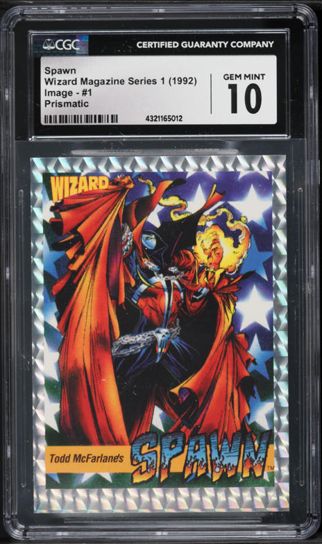 サムソン1992年 11冊セット 1992 Image Wizard Magazine Series 1 Prismatic Spawn #1 CGC 10 GEM