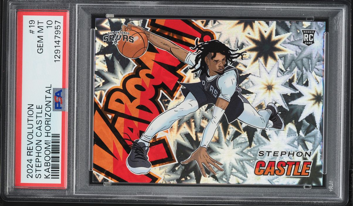 2024 Panini Revolution Horizontal Kaboom Stephon Castle ROOKIE #19 PSA 10 GEM MINT