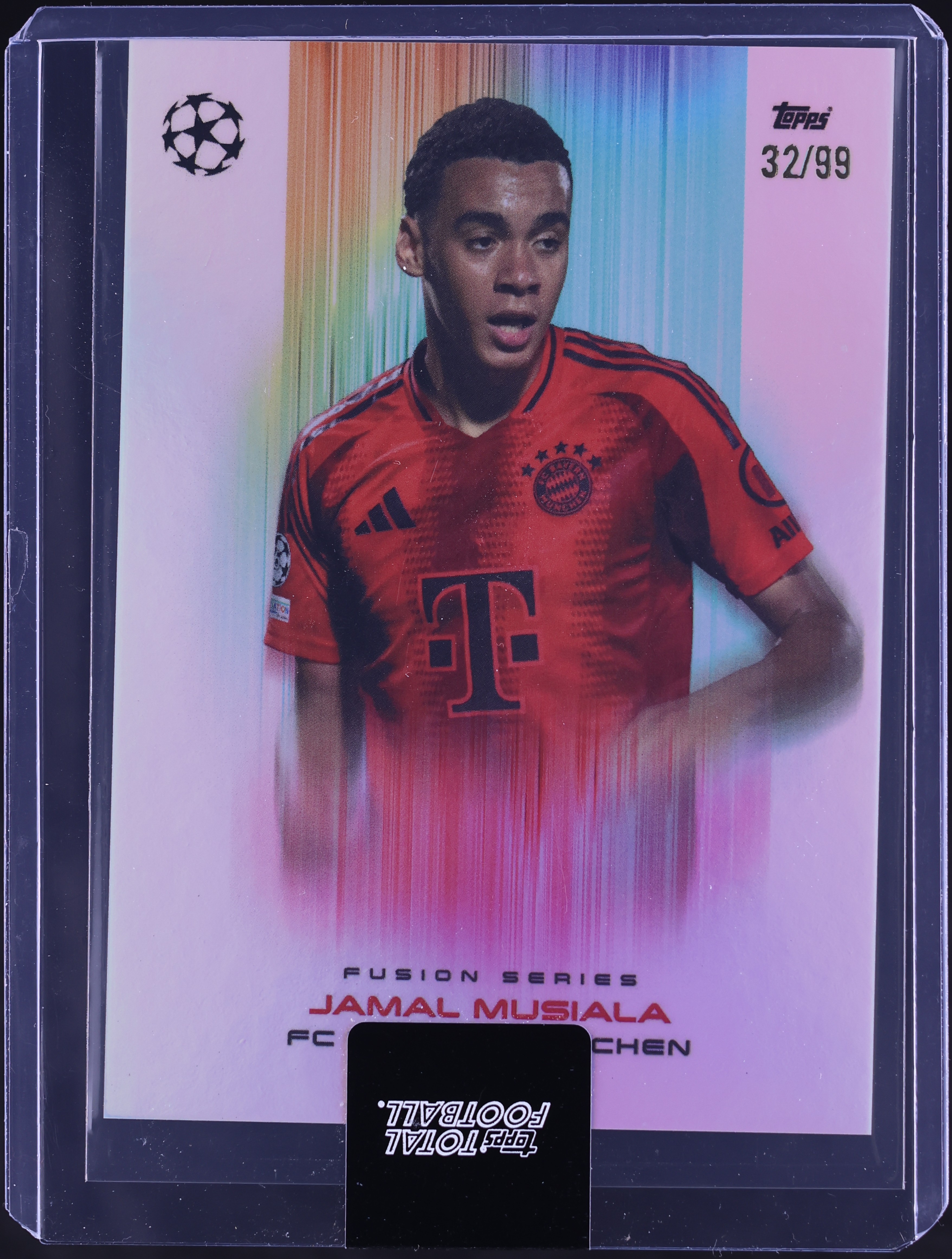 2024 Topps Total Football Fusion Series Jamal Musiala /99 on