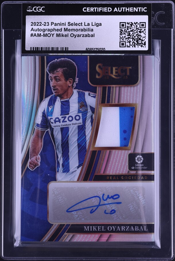 2022 Panini Prizm World Cup Manga Mikel Oyarzabal #20 SGC 9.5