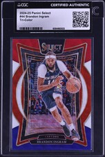 2024 Select Concourse Tri-Color Brandon Ingram #44 CGC AUTH on