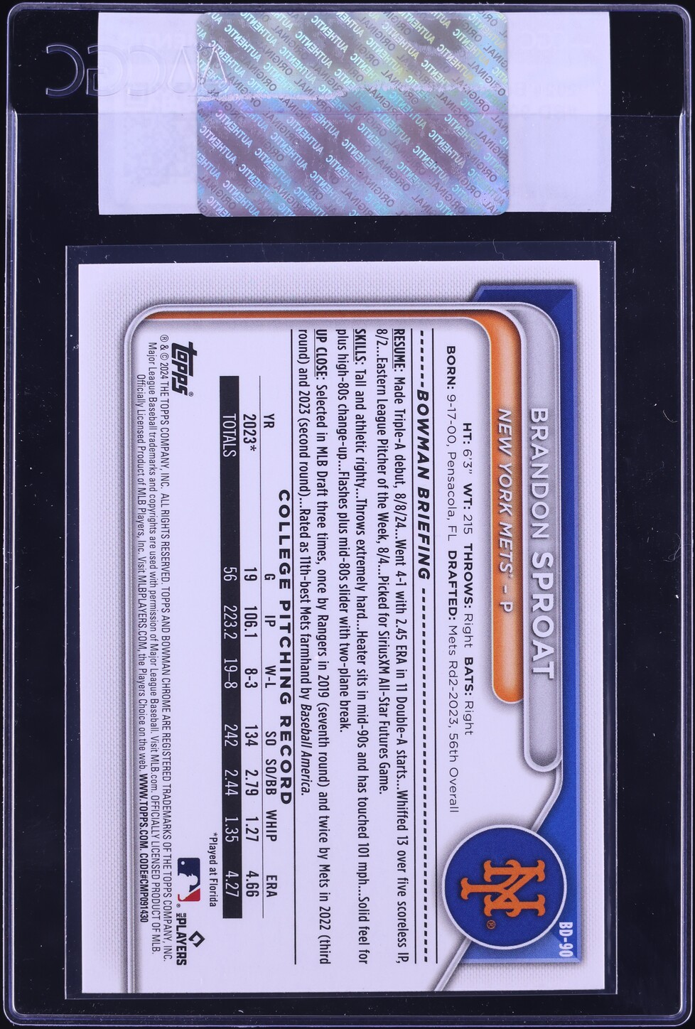 2024 Bowman Draft BD1 - BD200 - You Pick - $1.50 or 2 Card Minimum