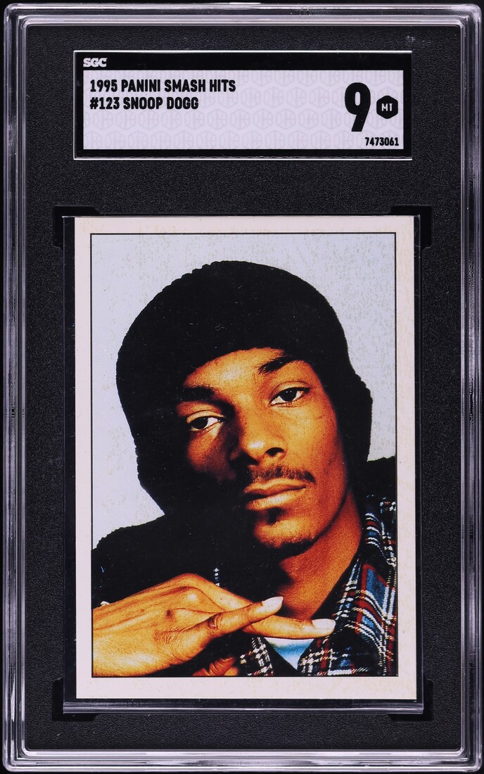 1995 Panini Smash Hits Snoop Dogg #123 SGC 9 MINT