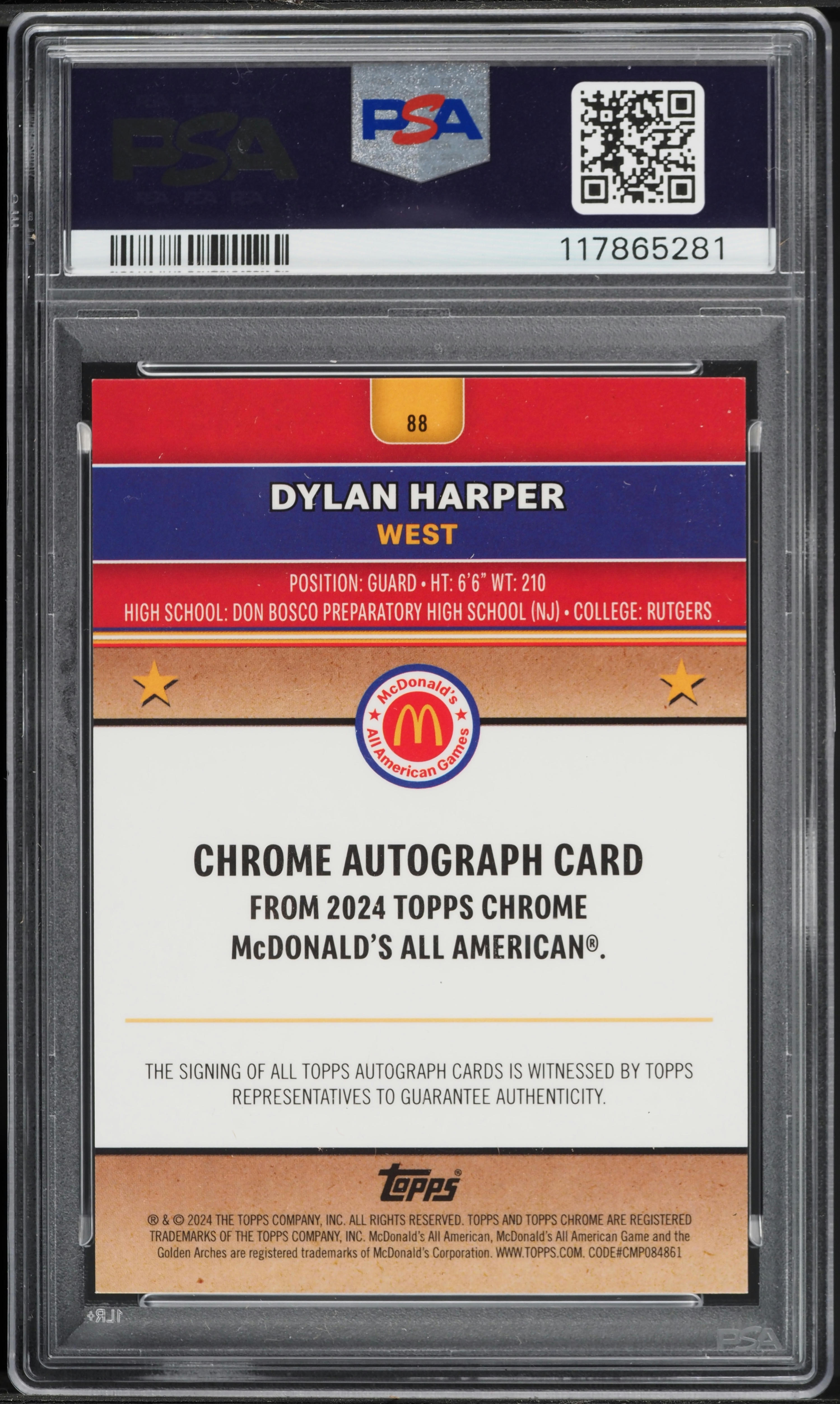 2024 Topps Chrome McDonald