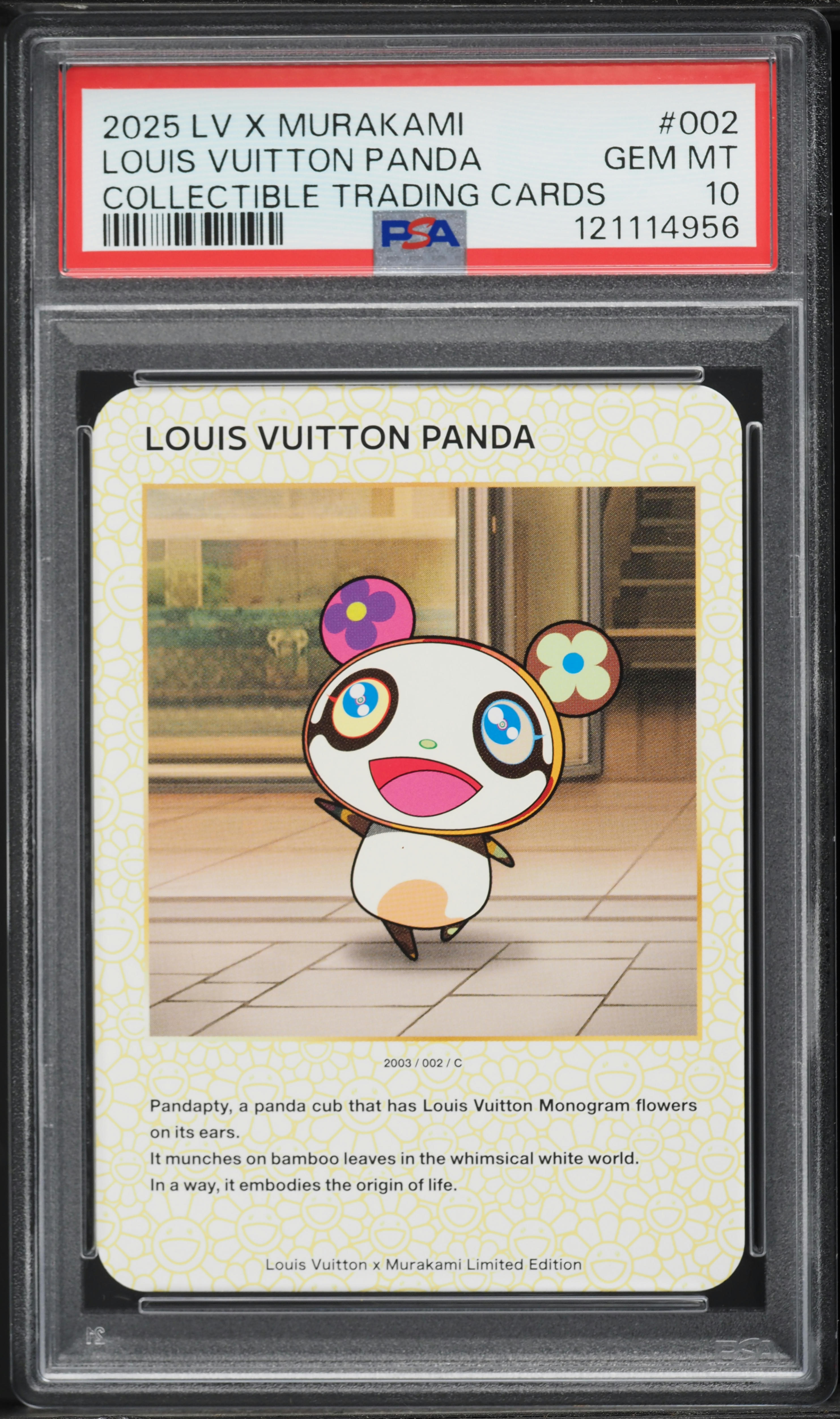 【PSA9】LOUIS VUITTON X MURAKAMI PANDA 002 2025 Louis Vuitton X Murakami Collectible Louis Vuitton Panda #2