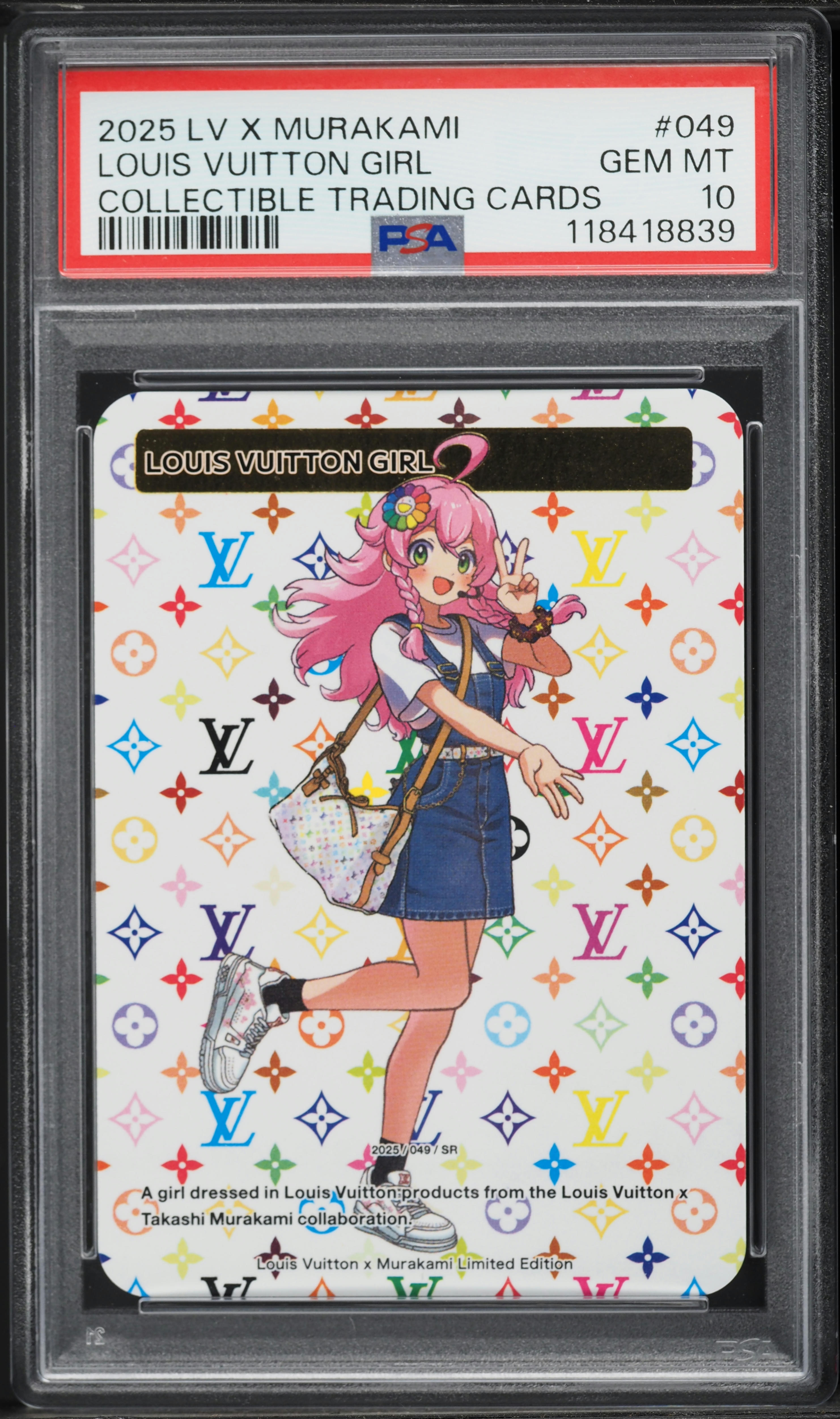 2025 LV x Murakami カラフルモノグラム トレカ　ＰＳＡ10 2025 LV x Murakami カラフルモノグラム トレカ PSA10 PSA 10 LOUIS