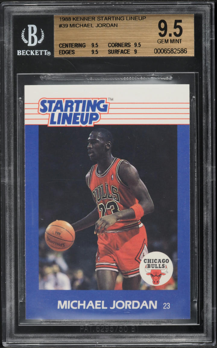 1988 Kenner Starting Lineup Michael Jordan #39 BGS 9.5 MINT+