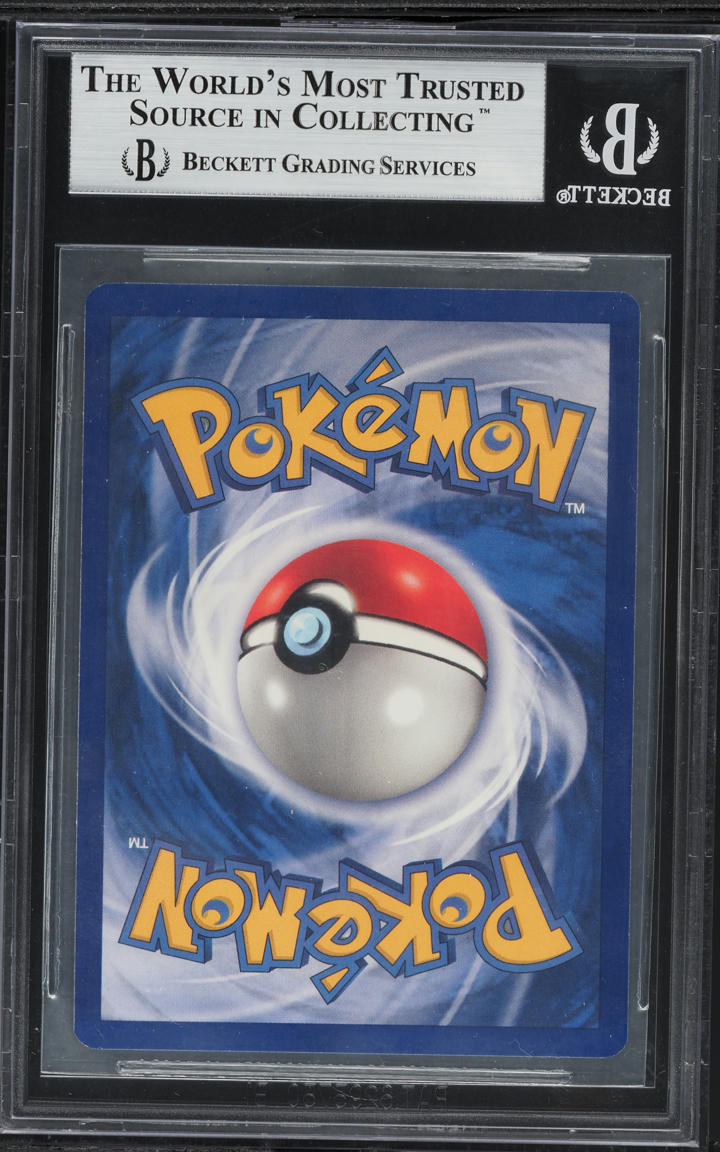 1999 Pokemon Base Set Shadowless 1st Edition Thick 3-D Stamp Bulbasaur #44 BGS 9 MINT