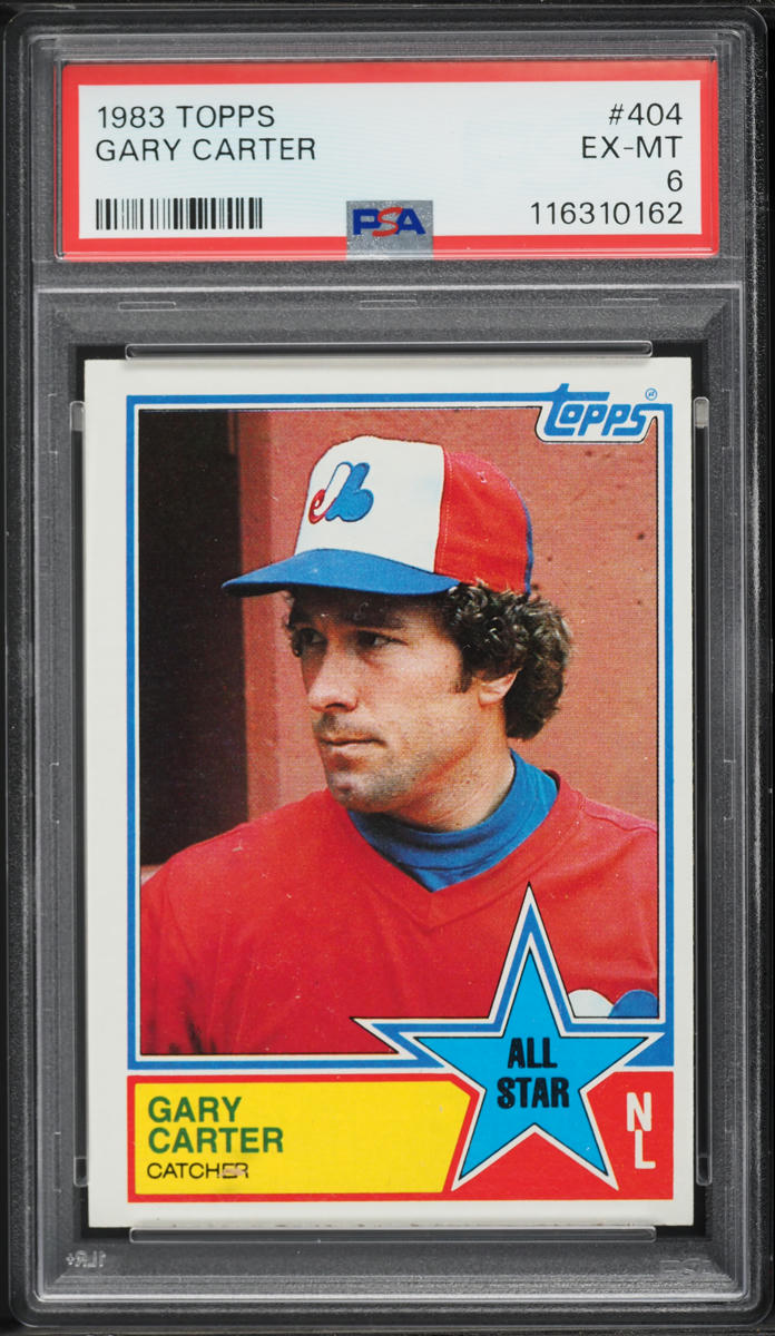 1983 Topps Gary Carter ALL-STAR #404 PSA 6 EXMT