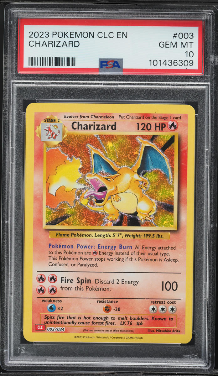 2023 Pokemon TCG Classic Collection Holo Charizard #3 PSA 10 GEM MINT on  Fanatics Collect