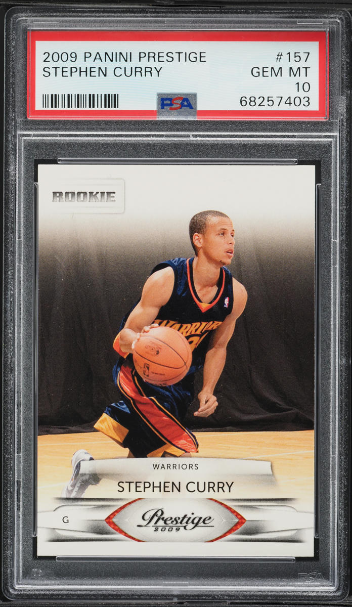 2009 Panini Prestige Stephen Curry ROOKIE #157 PSA 10 GEM MINT