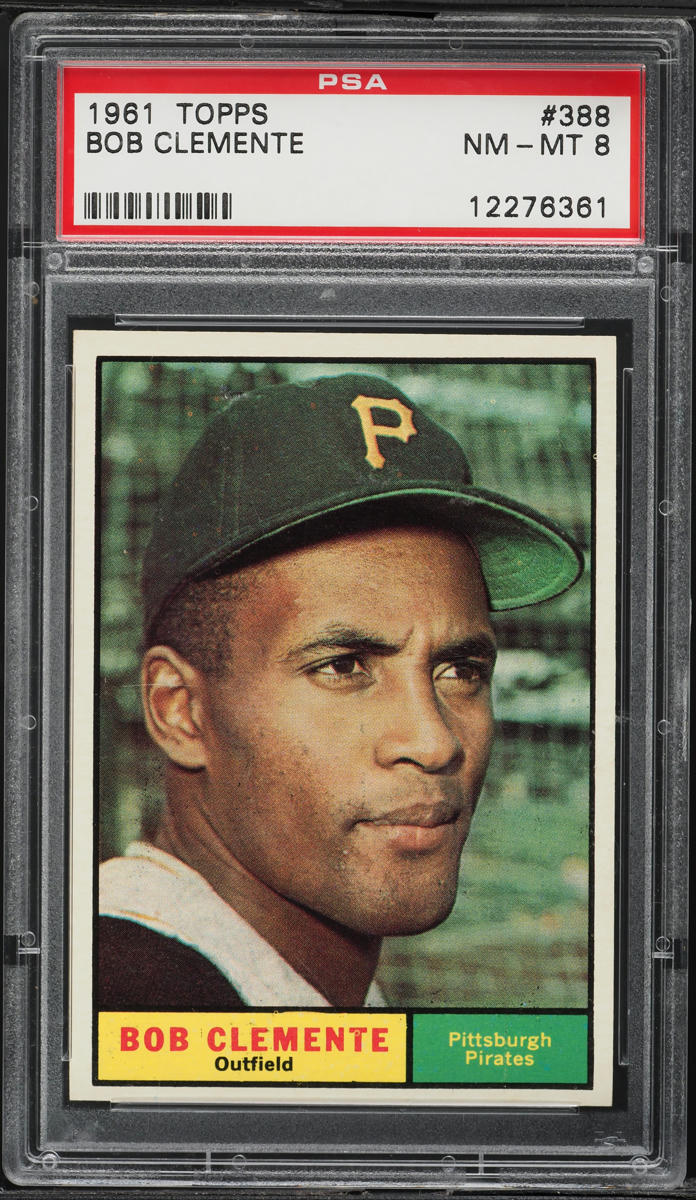 1961 Topps Roberto Clemente #388 PSA 8 NM-MT