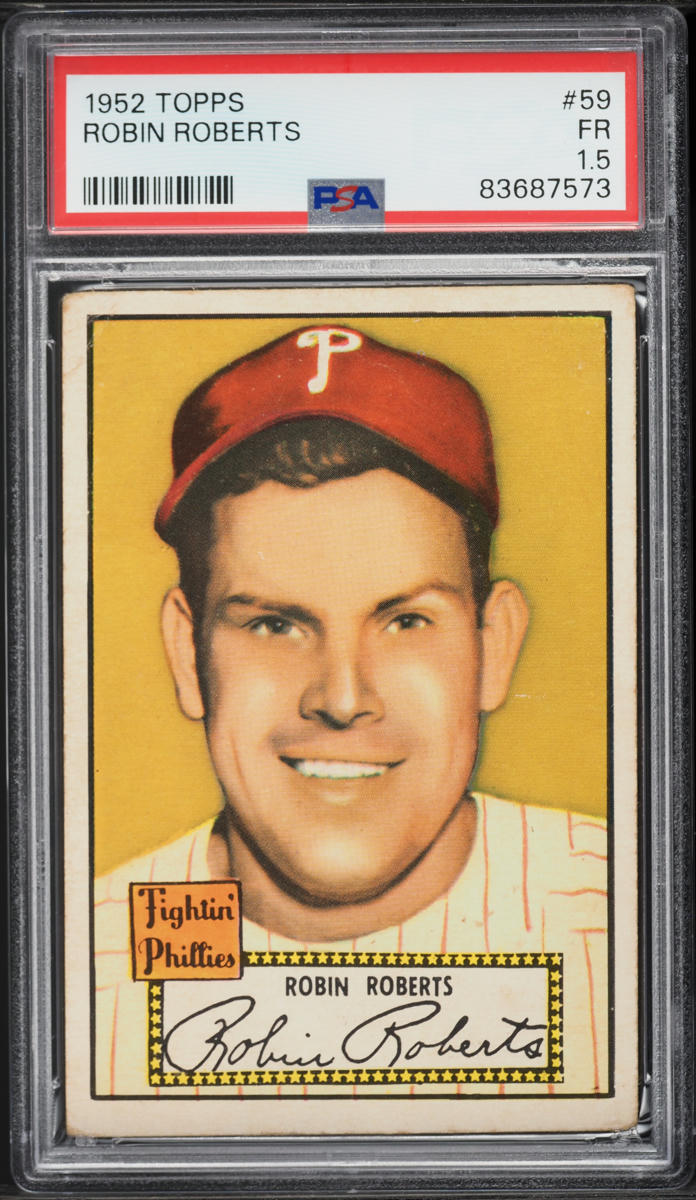 1952 Topps Robin Roberts #59 PSA 1.5 FR