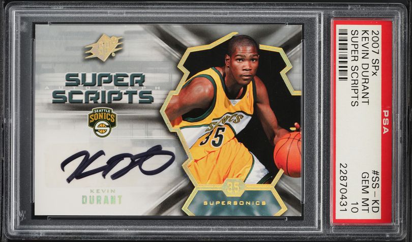 2007 Topps Chrome Orange Refractor Kevin Durant ROOKIE /199 #131