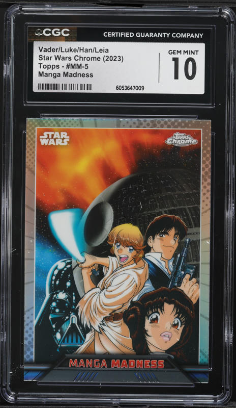 2023 Topps Chrome Star Wars Manga Madness #MM5 Darth Vader / Luke