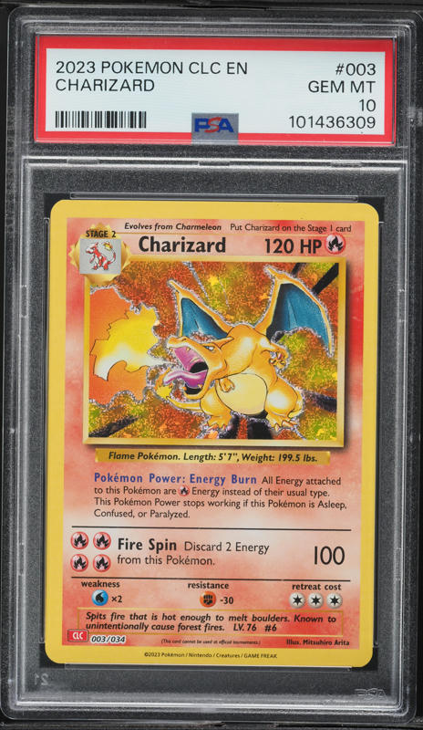 2023 Pokemon TCG Classic Collection Holo Charizard #3 PSA 10 GEM