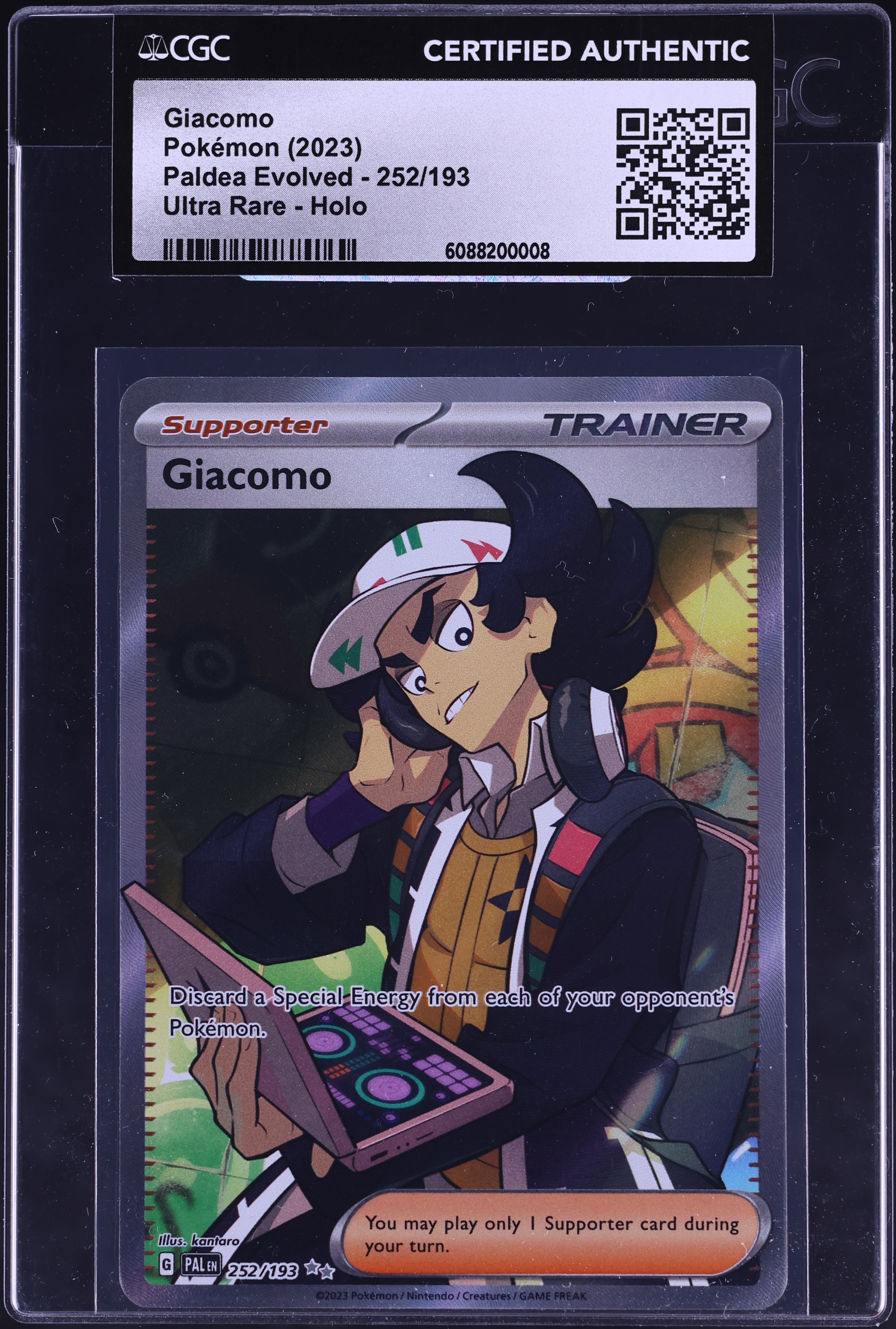 Giacomo - 252/193 - SV02: Paldea Evolved [ULTRA RARE] | Ozzie Collectables
