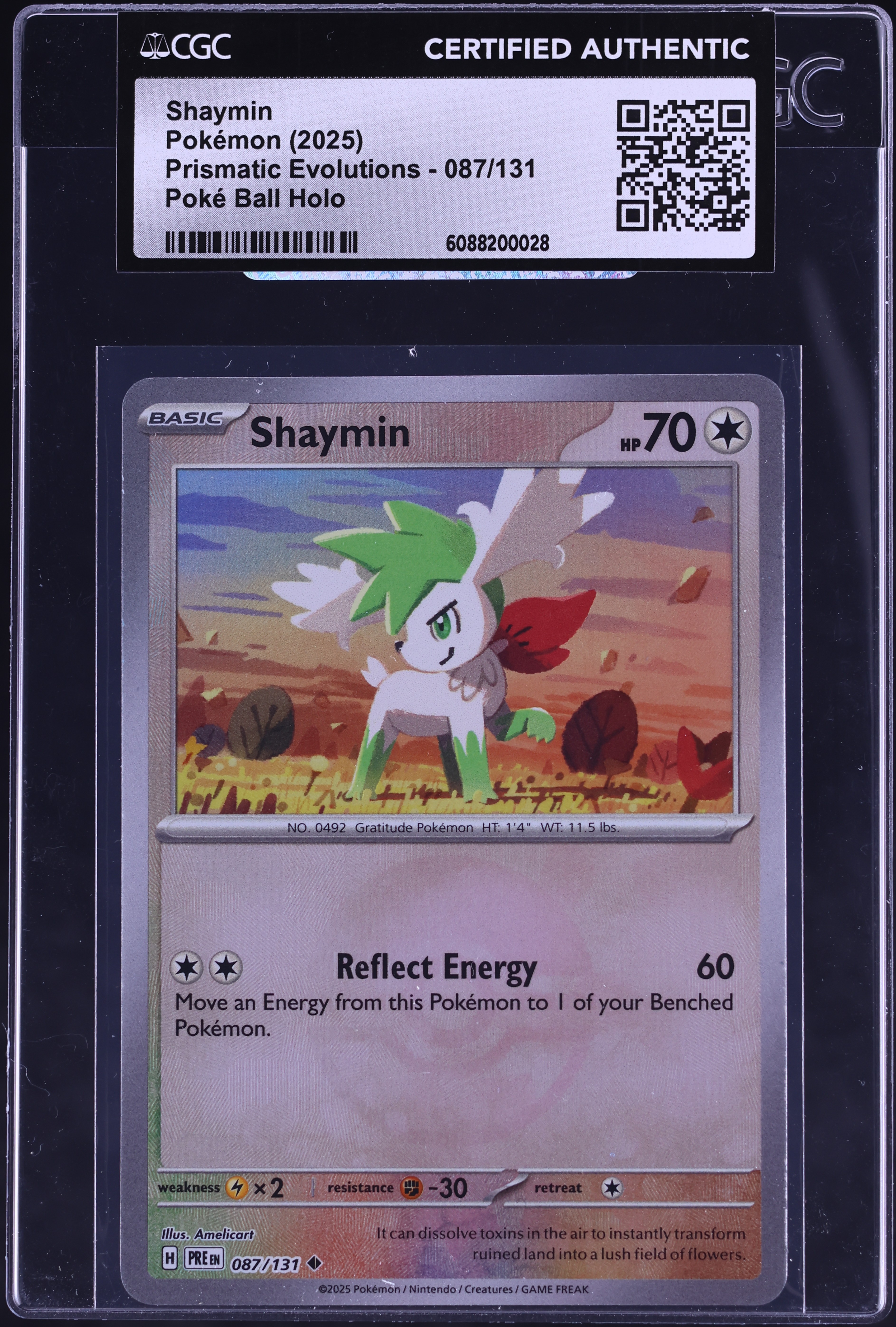 2025 Pokemon Scarlet & Violet Prismatic Evolutions Poke Ball Holo