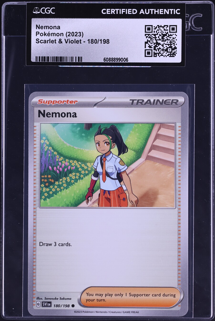 nemona pokemon card - 238/091 Full Art Ultra Rare Trainer 2023 Pokemon Scarlet & Violet