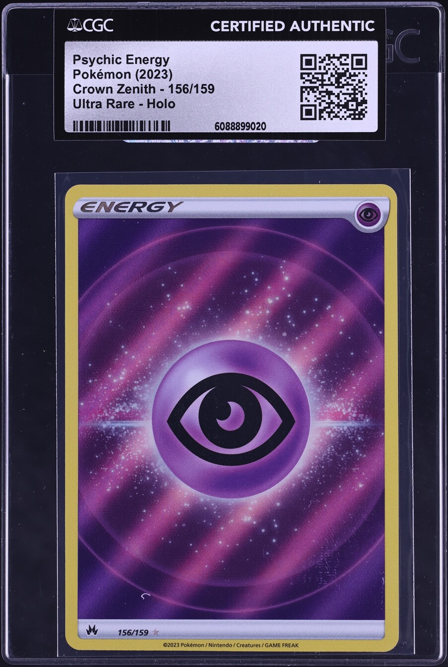 holographic psychic energy card Basic - 013 - Prismatic Evolutions Energy Rarity M2a] Ralts 069/193Psychic Energy Holo