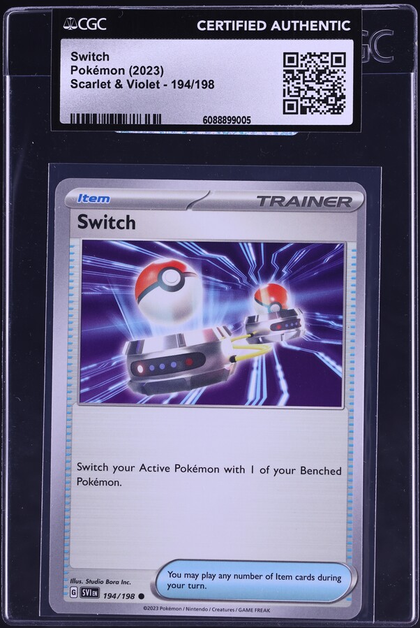 2023 Pokemon Scarlet & Violet Switch #194 CGC AUTH