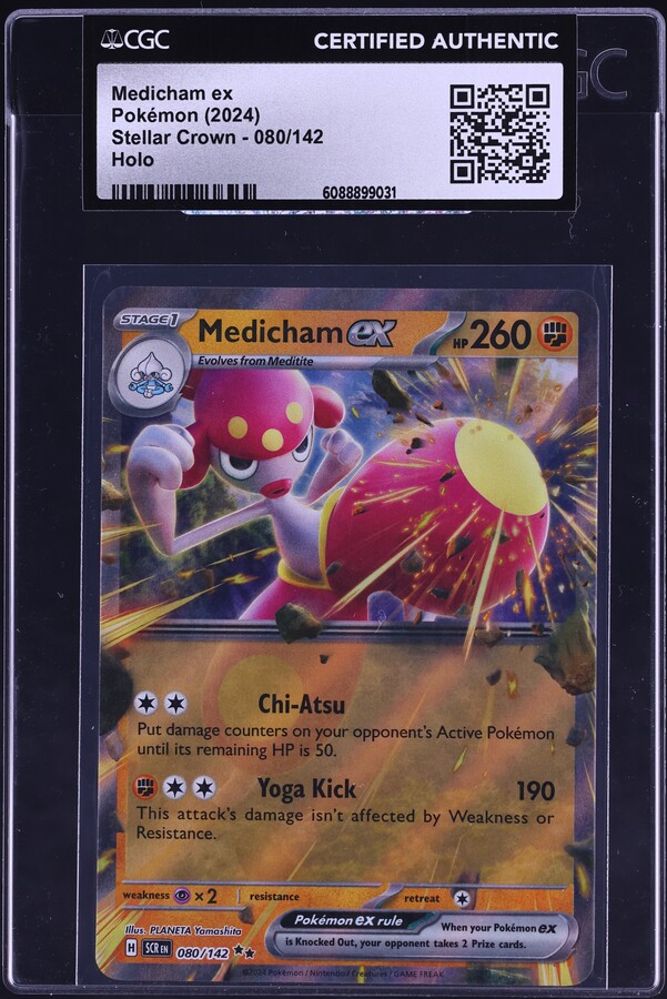 medicham pokemon card ex 007/015 Holo Rare 2005 Near MINT Japanese u47 Colorless Spinning Kick (80) Medicham does 20 damage to itself Pokemon Medicham (81/160) – XY