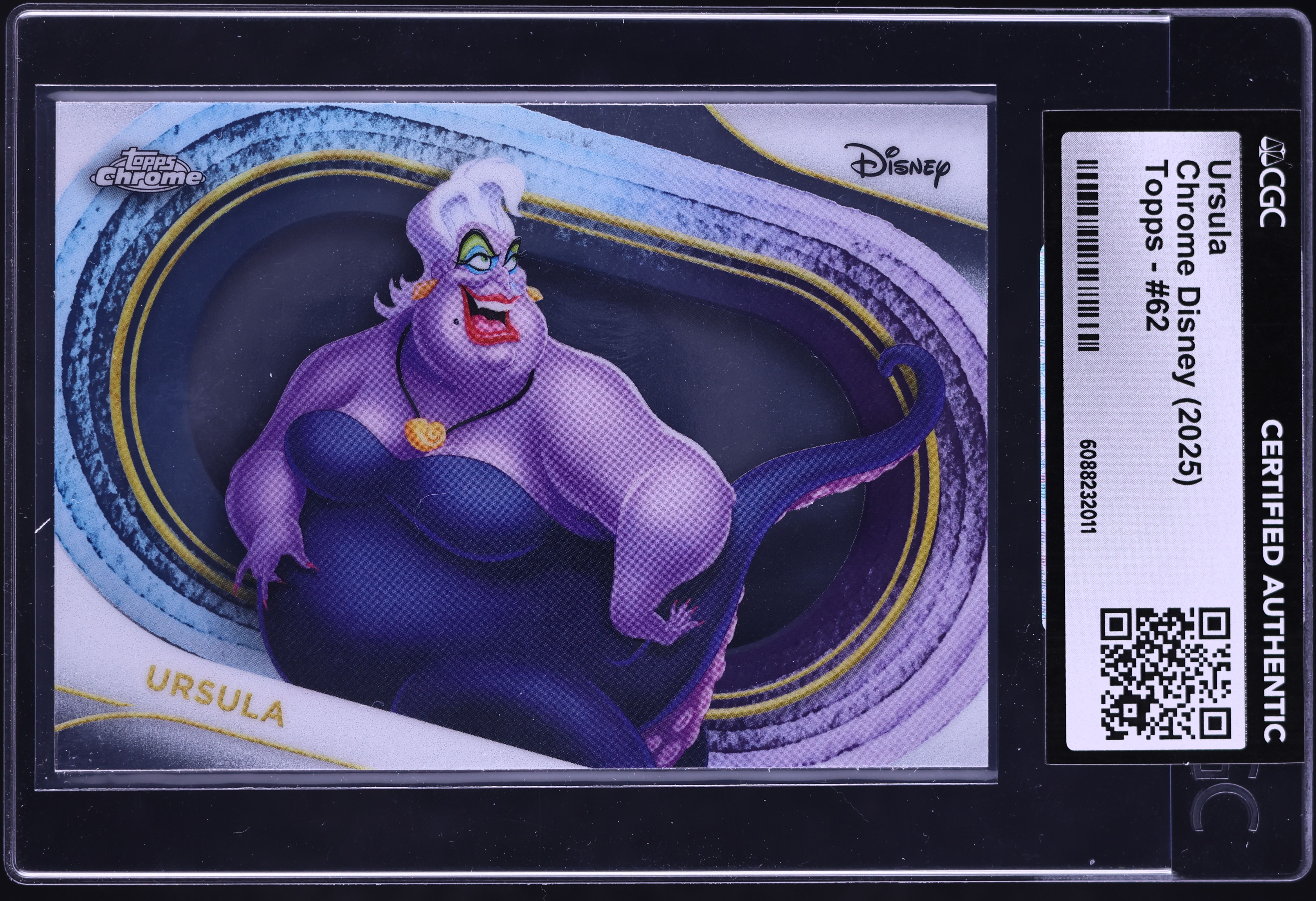 その他 2025 Topps Chrome Disney URSULA /25 2025 Topps Chrome Disney Ursula #62 CGC AUTH on Fanatics Collect