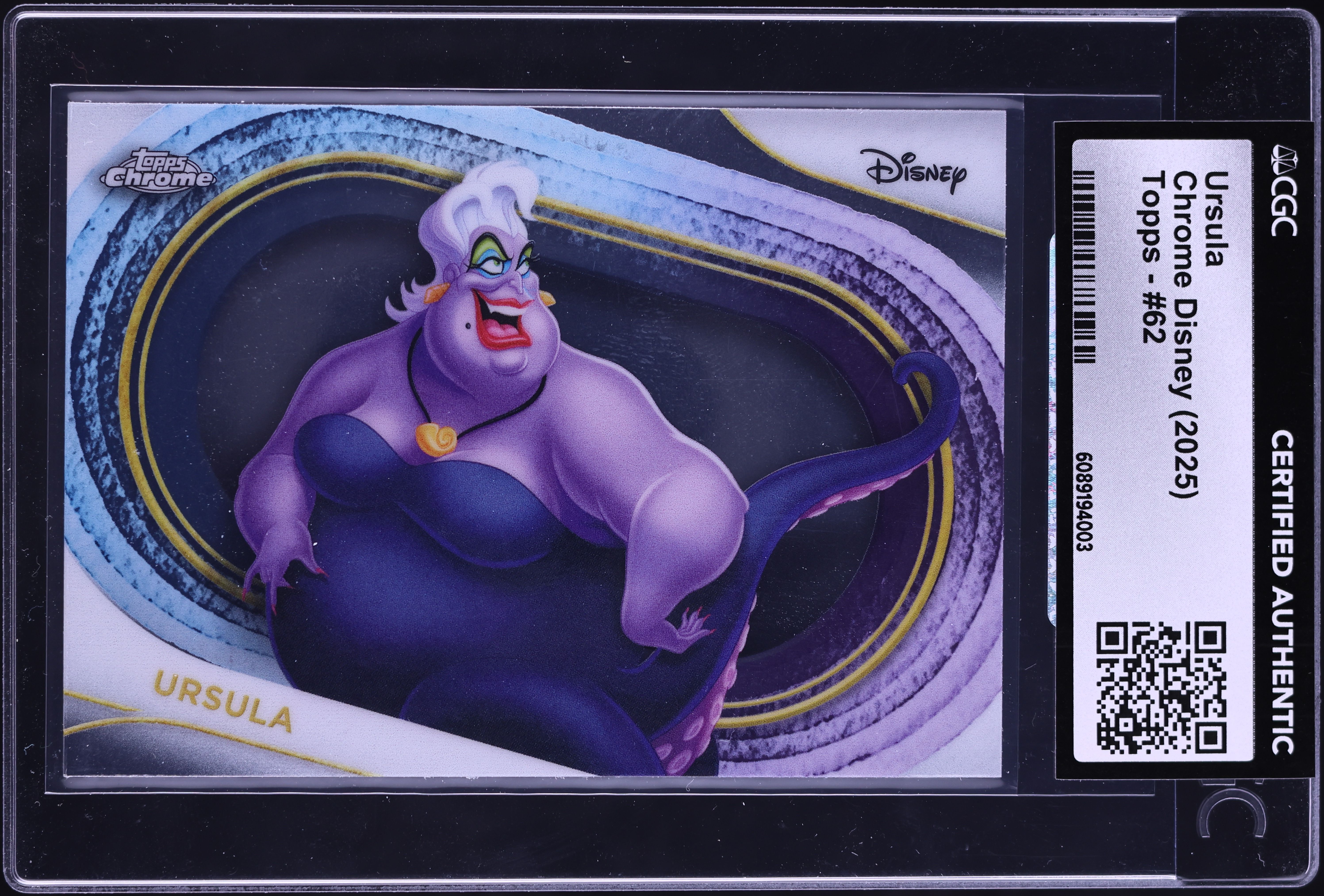 2025 Topps Chrome Disney URSULA /25 【公式通販】