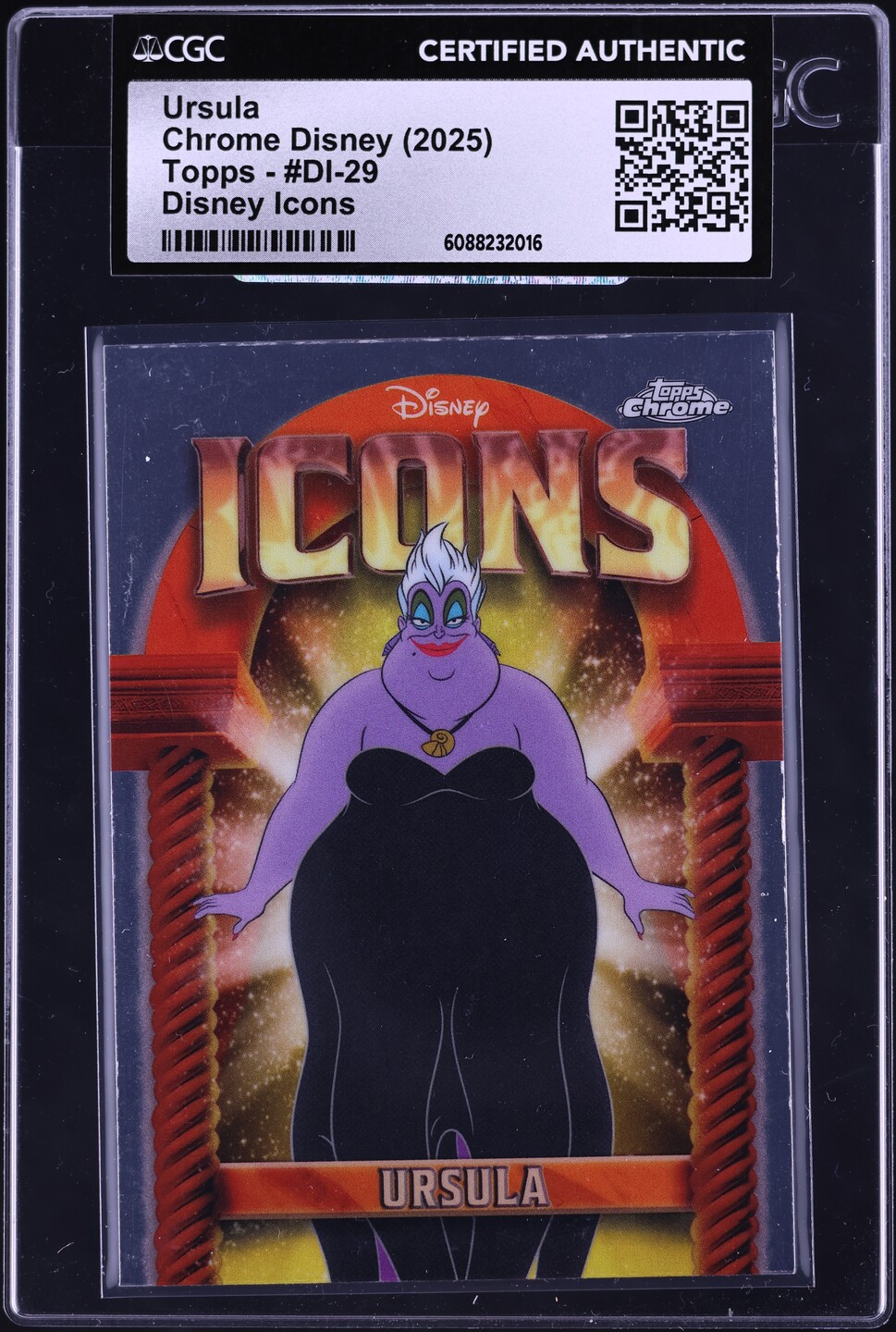 2025 Topps Chrome Disney URSULA /25 【公式通販】