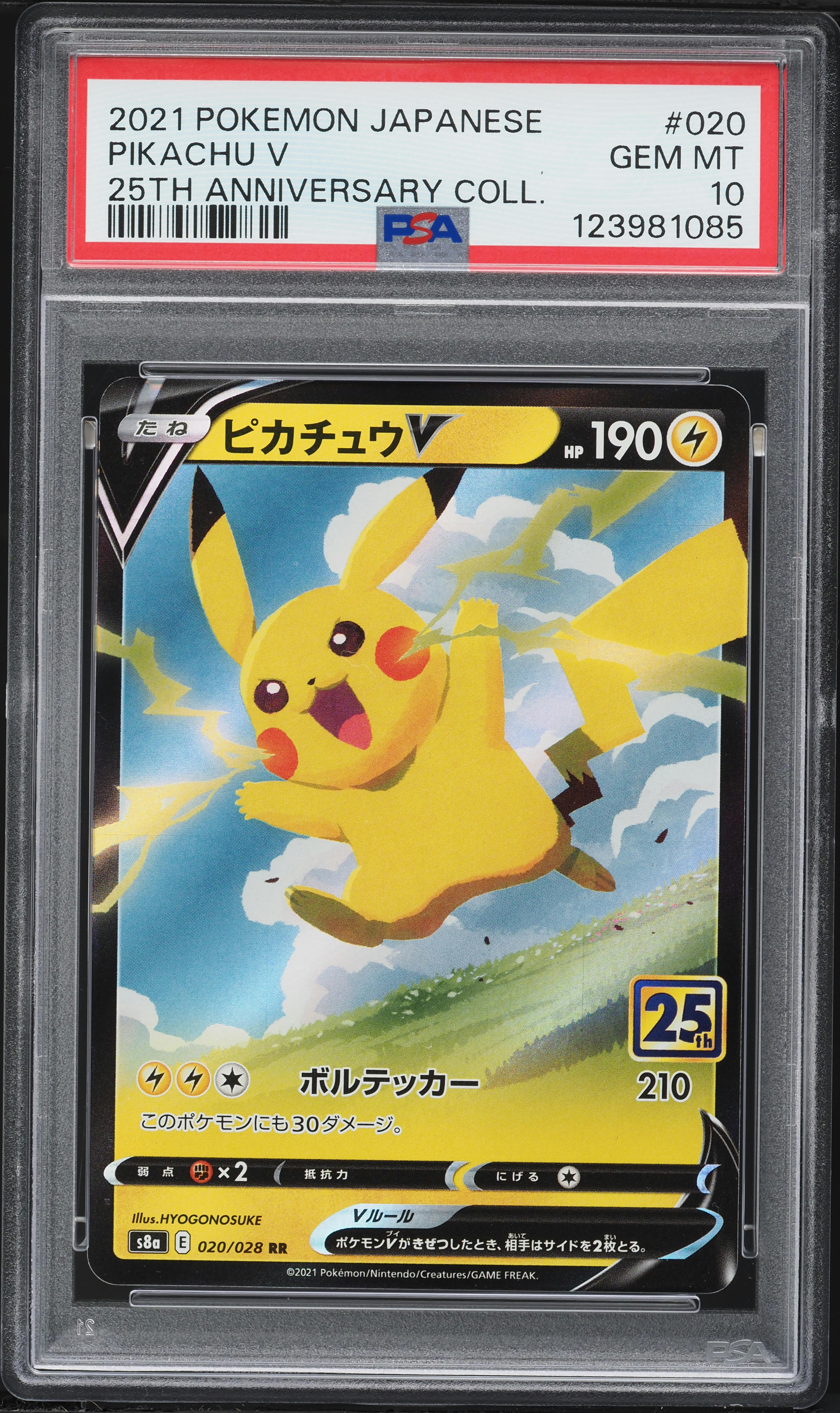 2021 Pokemon Japanese Sword & Shield 25th Anniversary Collection