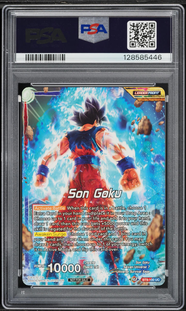 2021 Dragon Ball Super Card Game Judge Pack Vol.10 Level 2 Ui Goku #BT9-100  PSA 10 GEM MINT on Fanatics Collect
