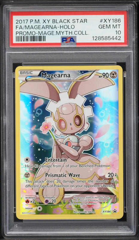 2017 Pokemon XY Black Star Promo Mage Myth Full Art Magearna