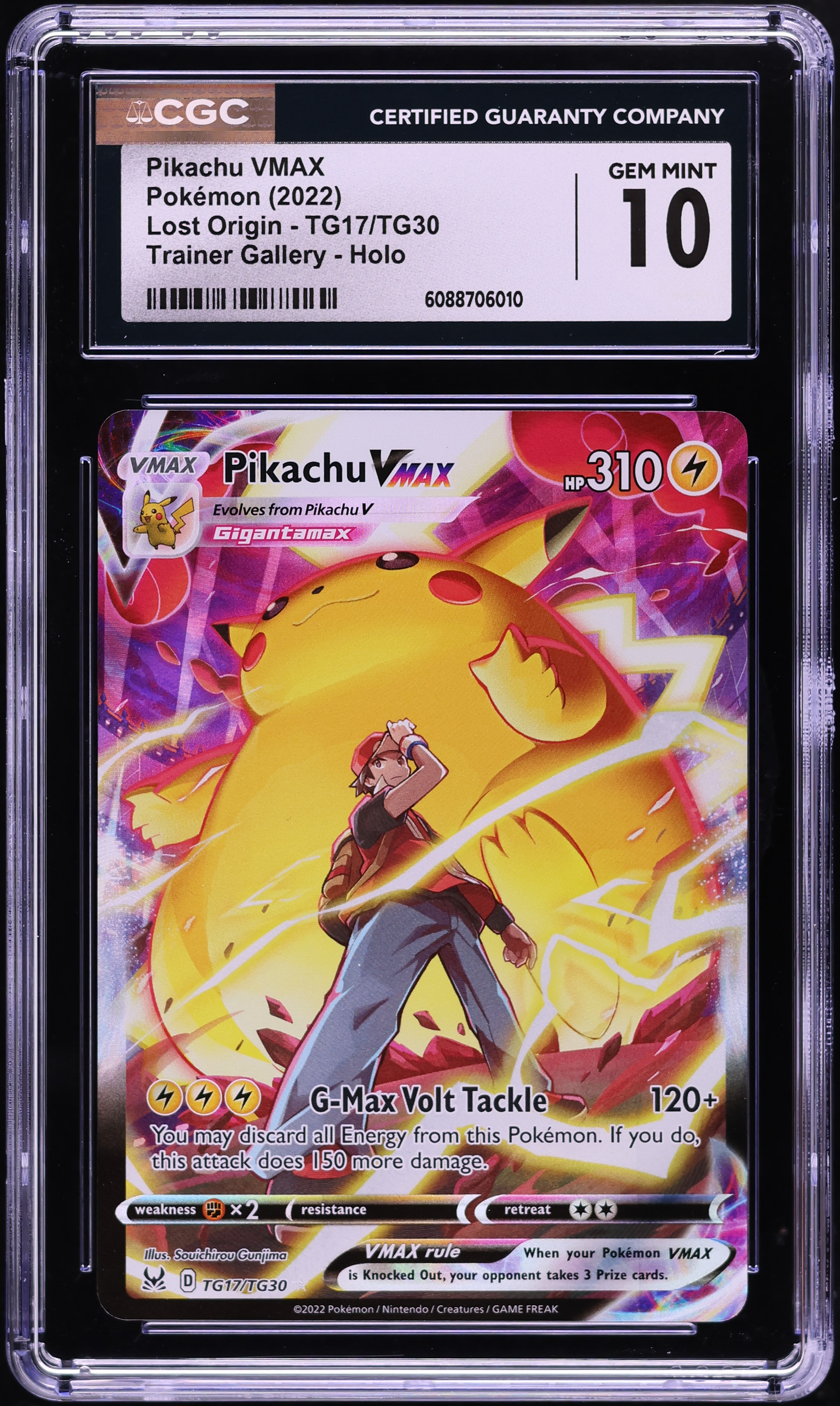 2022 Pokemon Sword & Shield Lost Origin Character Rare Pikachu